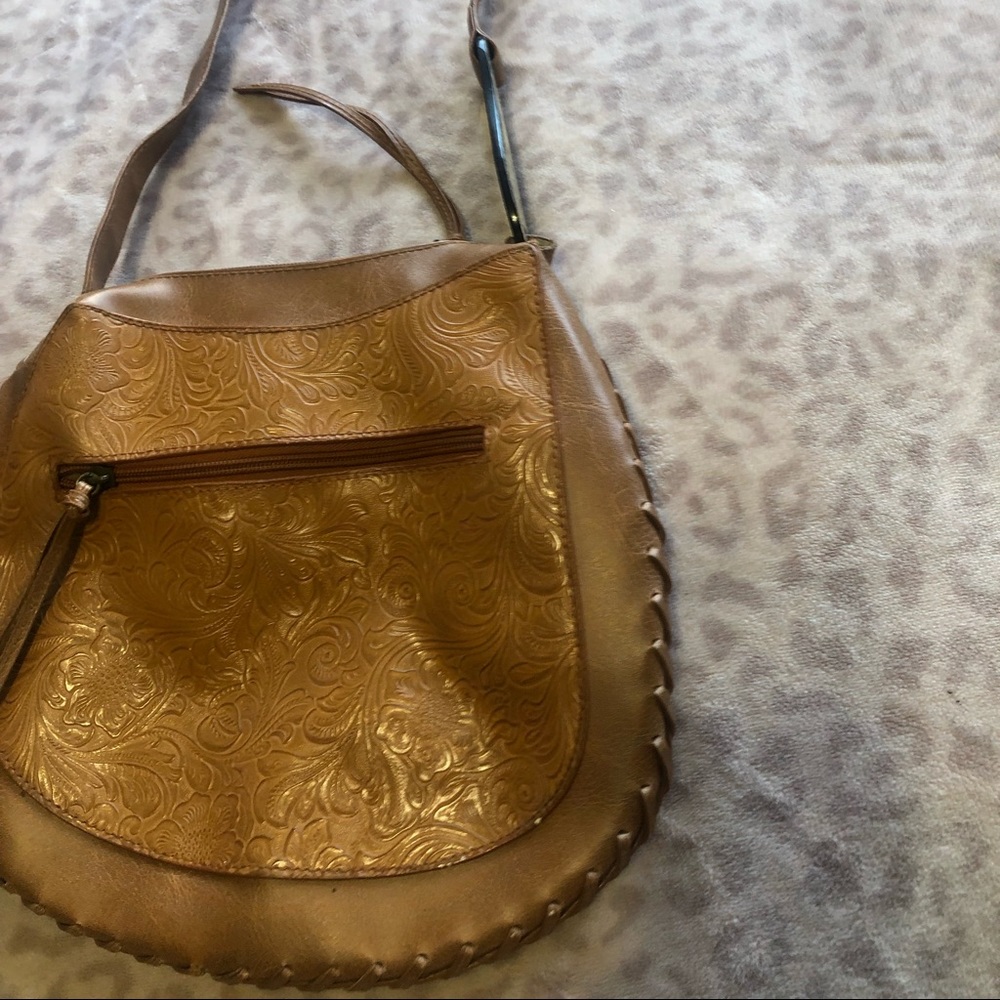 - Womens antique leather bag